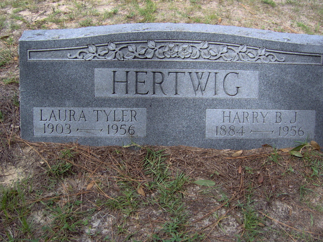 Headstone for Hertwig, Laura J. Tyler